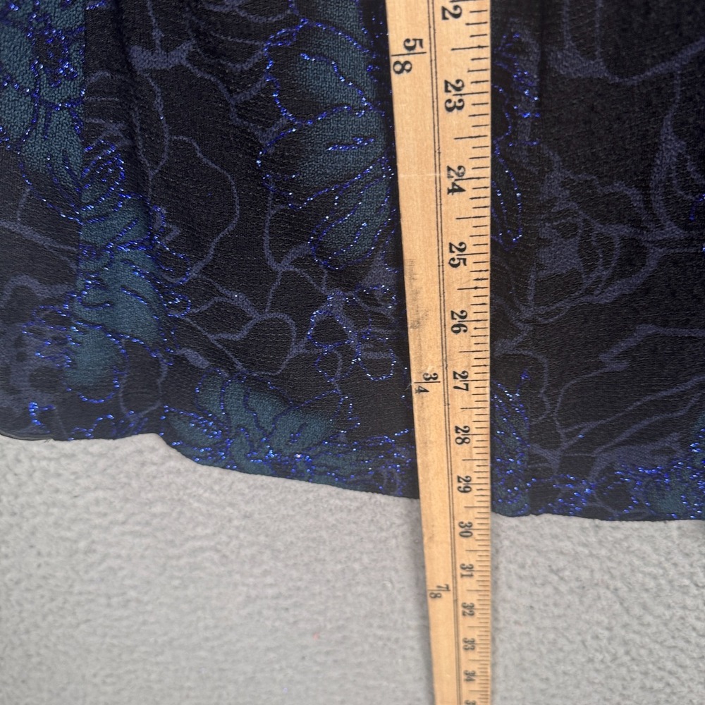 VTG Onyx Nite by Wendye Chiatin Top Womens 2X Glitter Glam Wrap Office Career‎ - Picture 10 of 12